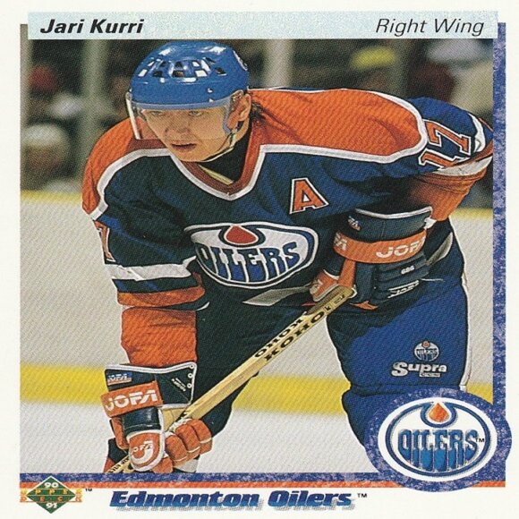 Jari Kurri Hockey Card Collection - 5 Edmonton Oilers NHL Hockey Cards - Picture 4 of 6